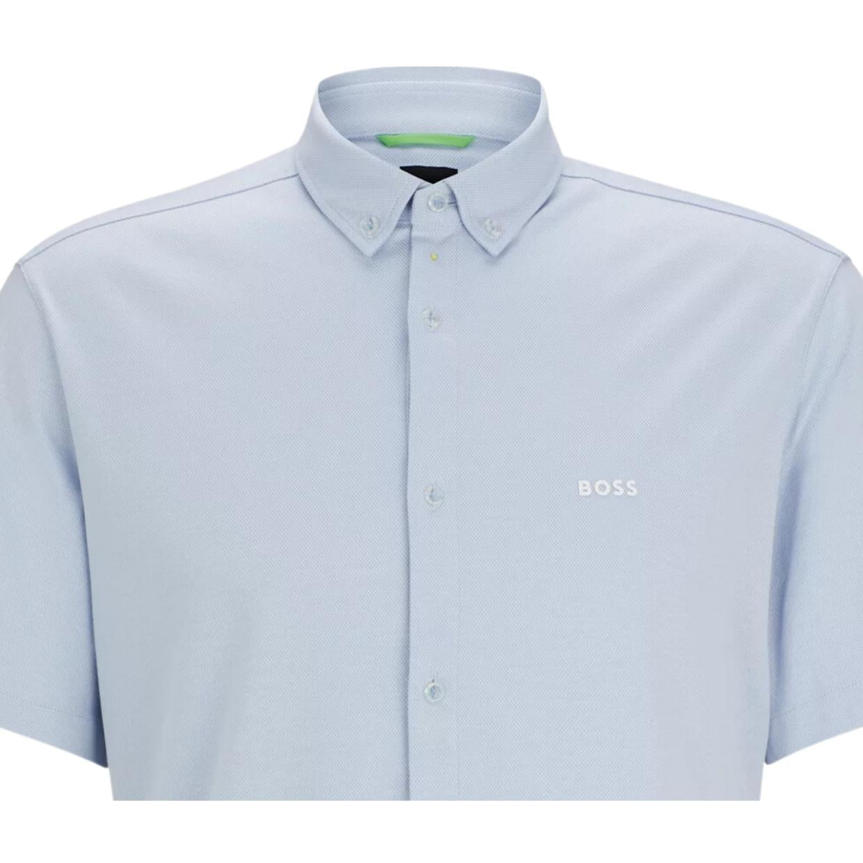 BOSS B Motion Purple Pique Jersey Shirt