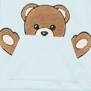 Moschino Baby Teddy Bear Patch Pocket Sky Blue Tracksuit