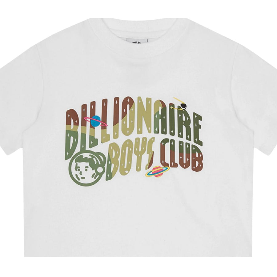 Billionaire Boys Club Kids Space Camo Arch White T-Shirt