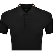 BOSS Stripe PL GOC Rank Black Polo Shirt