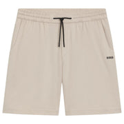 BOSS B Mesh Heritage Beige Cotton Jersey Shorts