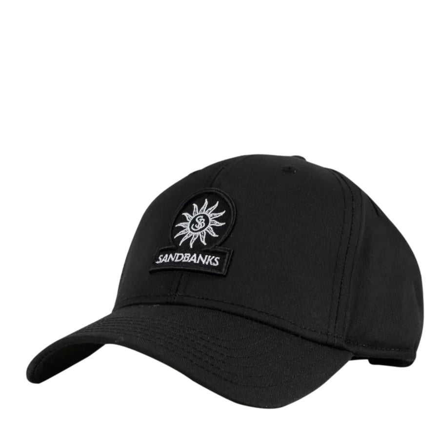Sandbanks Logo Badge Black Cap