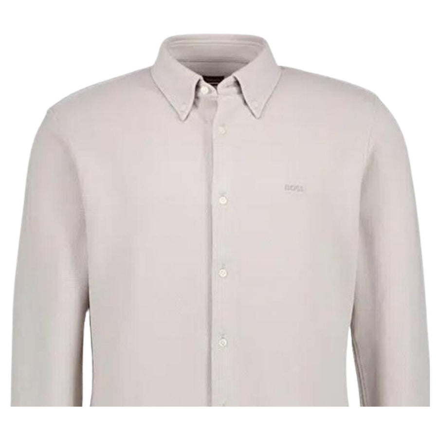 BOSS Myjersey M Slim Fit Light Grey Shirt
