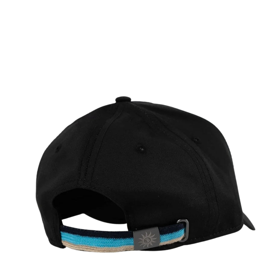 Sandbanks Logo Badge Black Cap