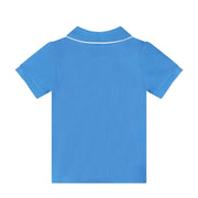 BOSS Baby Printed Logo Blue Polo Shirt
