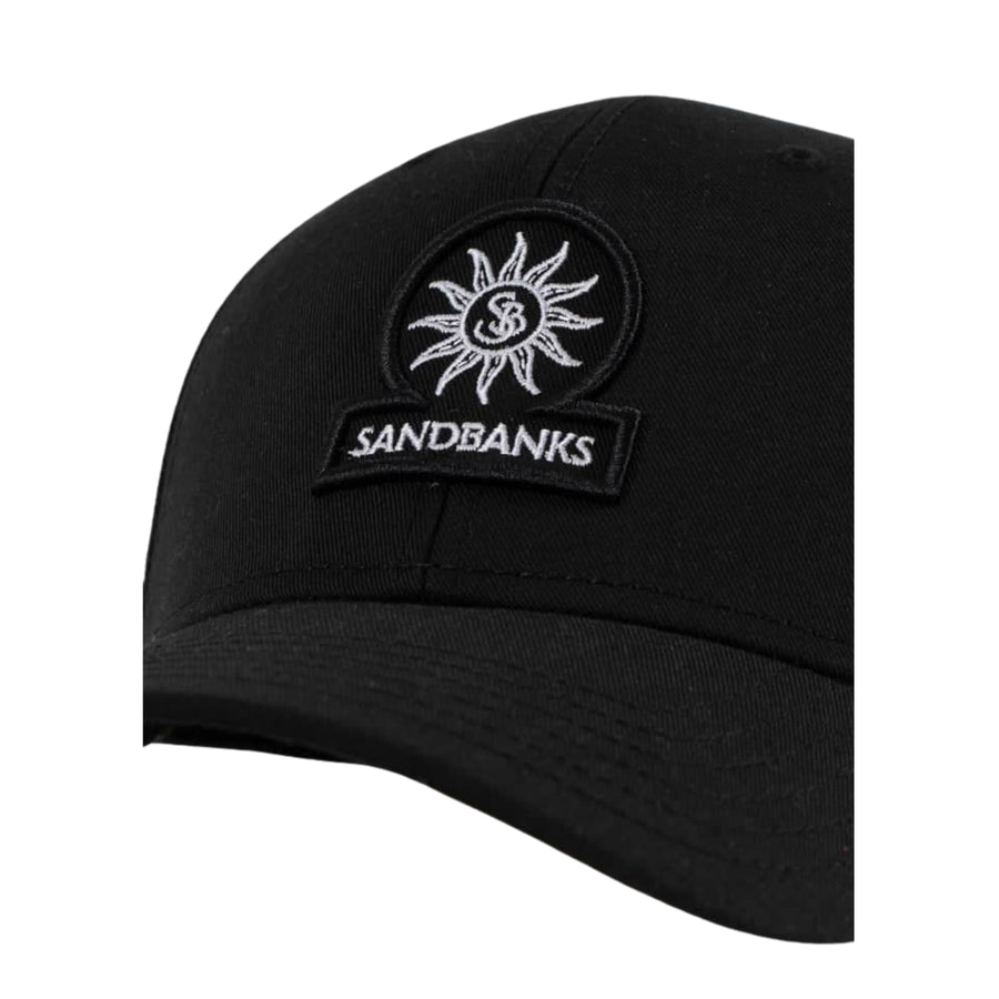 Sandbanks Logo Badge Black Cap