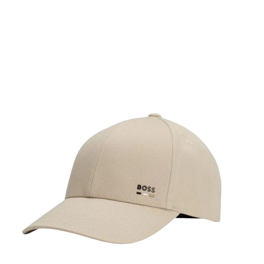 BOSS Zed Signature Stripe Logo Beige Cap