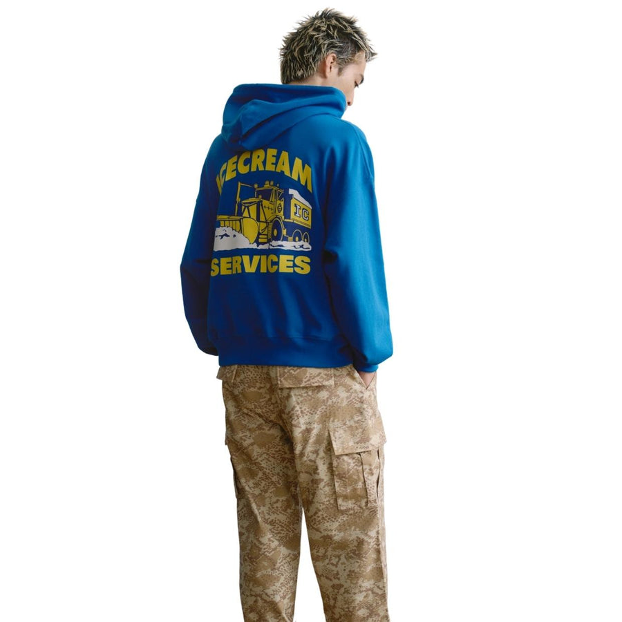 ICECREAM Blue IC Service Oversized Hoodie