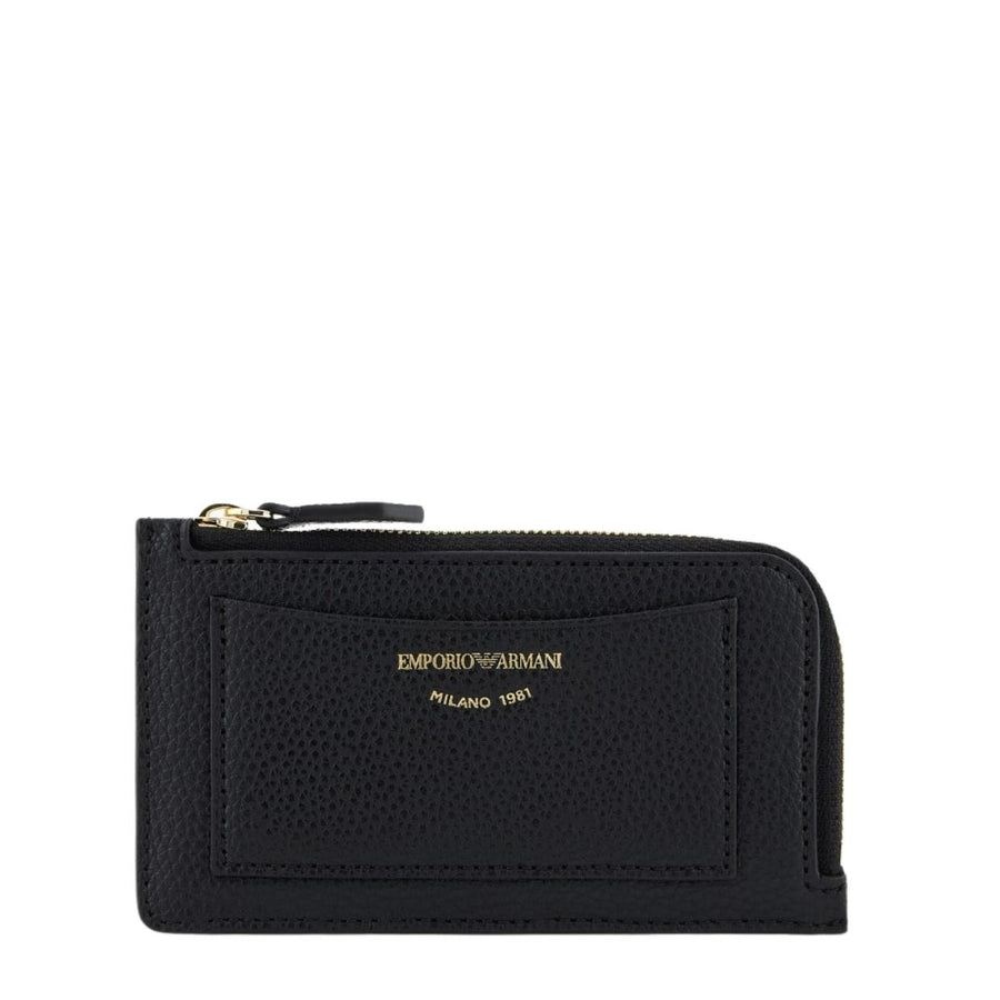 Emporio Armani Logo Black Card Holder