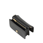 Love Moschino Embossed Quilted Chain Mini Wallet Crossbody Bag