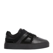 Mallet London Fenchurch Triple Black Trainers