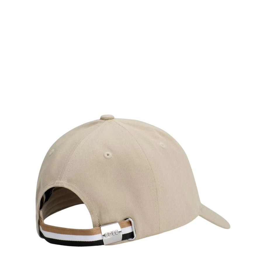 BOSS Zed Signature Stripe Logo Beige Cap