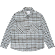 EDWIN Blue/Grey Julius Long Sleeve Check Shirt