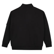 BOSS Kids Half Zip Black Sweatshirt