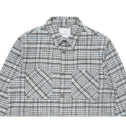 EDWIN Blue/Grey Julius Long Sleeve Check Shirt