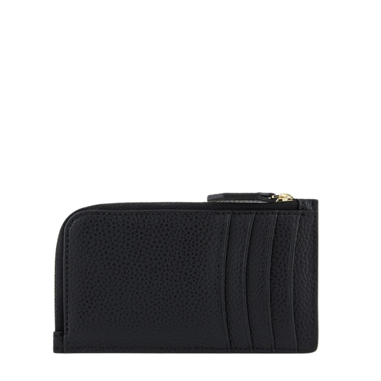 Emporio Armani Logo Black Card Holder