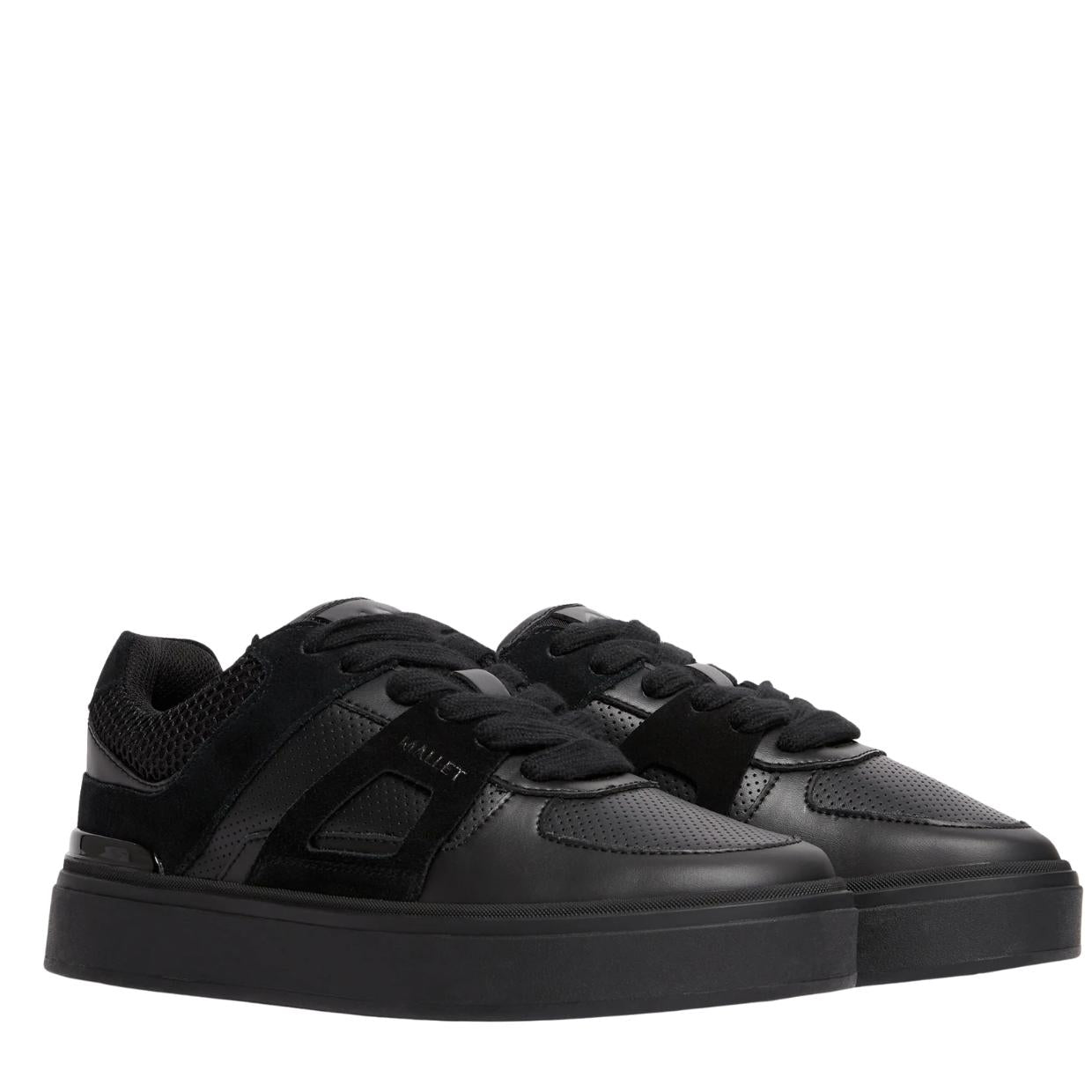 Mallet London Fenchurch Triple Black Trainers