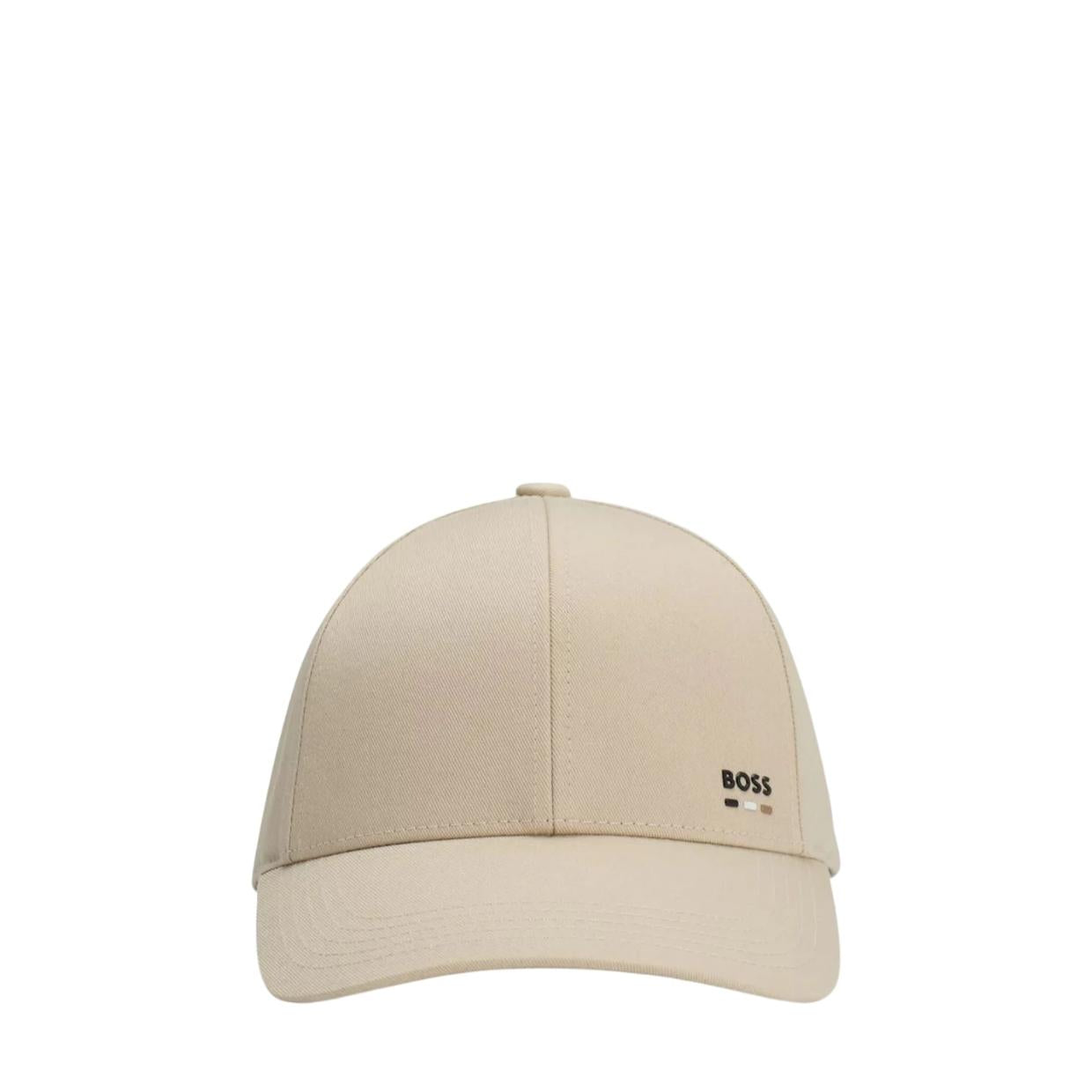 BOSS Zed Signature Stripe Logo Beige Cap