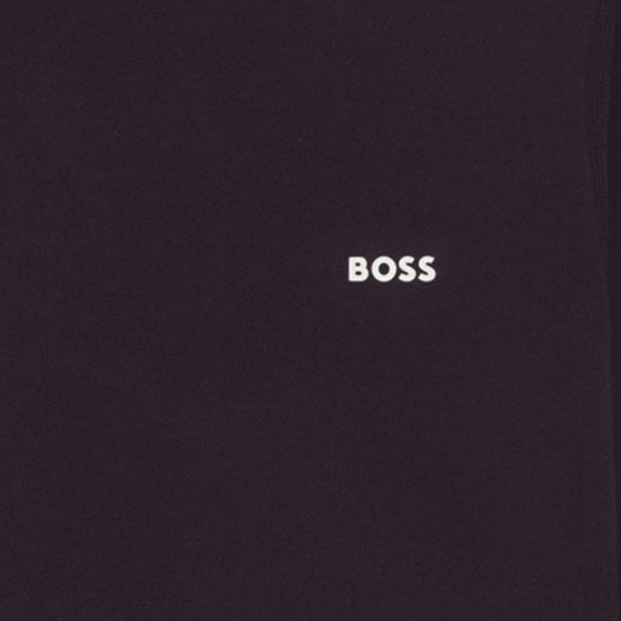 BOSS Ever X CN Contrast Detail Purple Sweatshirt