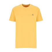 Vivienne Westwood Embroidered Logo Yellow Classic T-Shirt