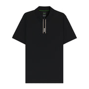 BOSS Paddy GOC Logo Placket Black Polo Shirt
