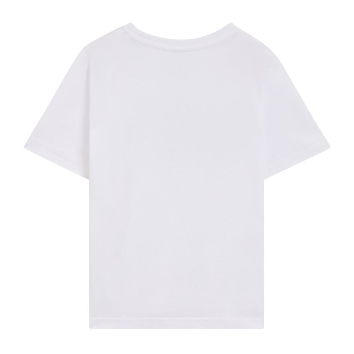 BOSS Kids Contrast Logo White T-Shirt