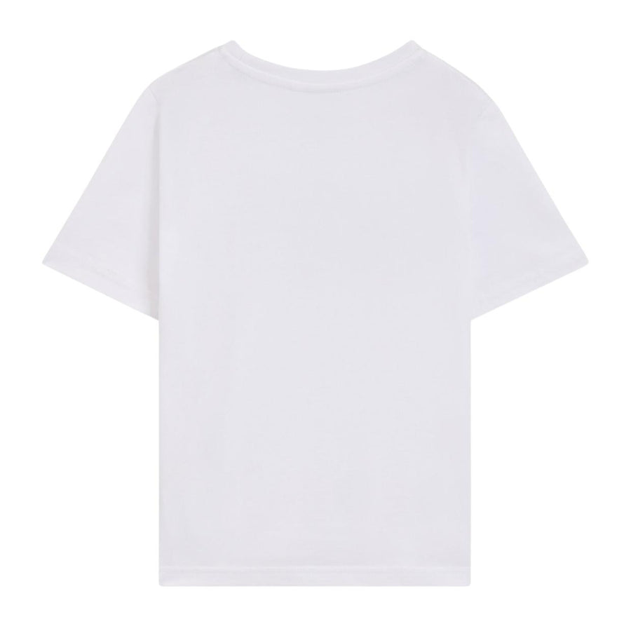 BOSS Kids Contrast Logo White T-Shirt