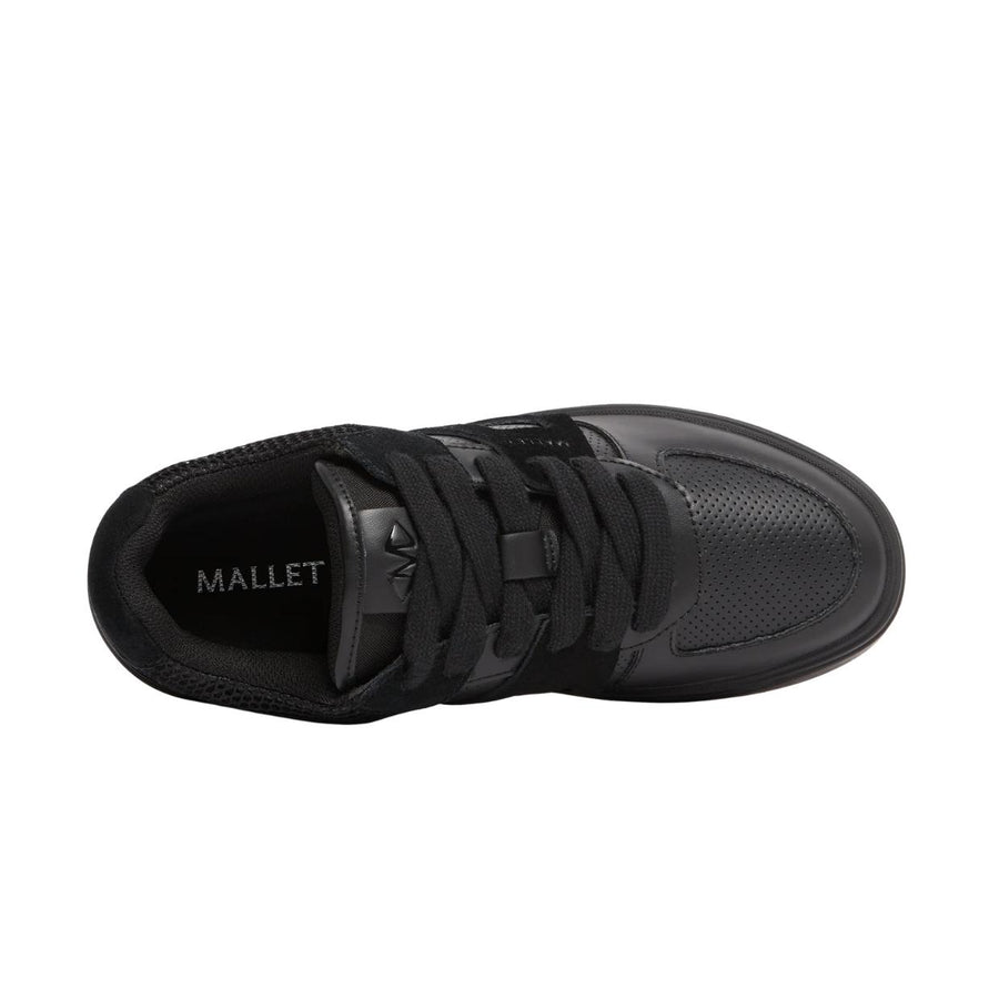 Mallet London Fenchurch Triple Black Trainers