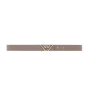 Emporio Armani Eagle Plate Taupe Belt