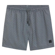 BOSS Vibe Pattern Grey Swim Shorts
