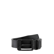 BOSS Logo Jemio Black Leather Belt