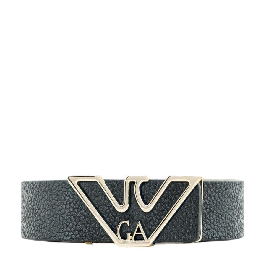 Emporio Armani Eagle Plate Black Belt