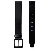 BOSS Logo Jemio Black Leather Belt