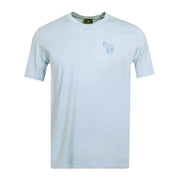 Paul Smith Simple Zebra Print Blue T-Shirt