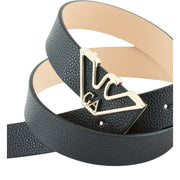Emporio Armani Eagle Plate Black Belt