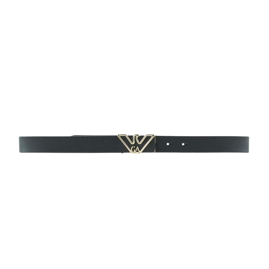 Emporio Armani Eagle Plate Black Belt