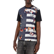 Love Moschino Graphic Print Navy T-Shirts