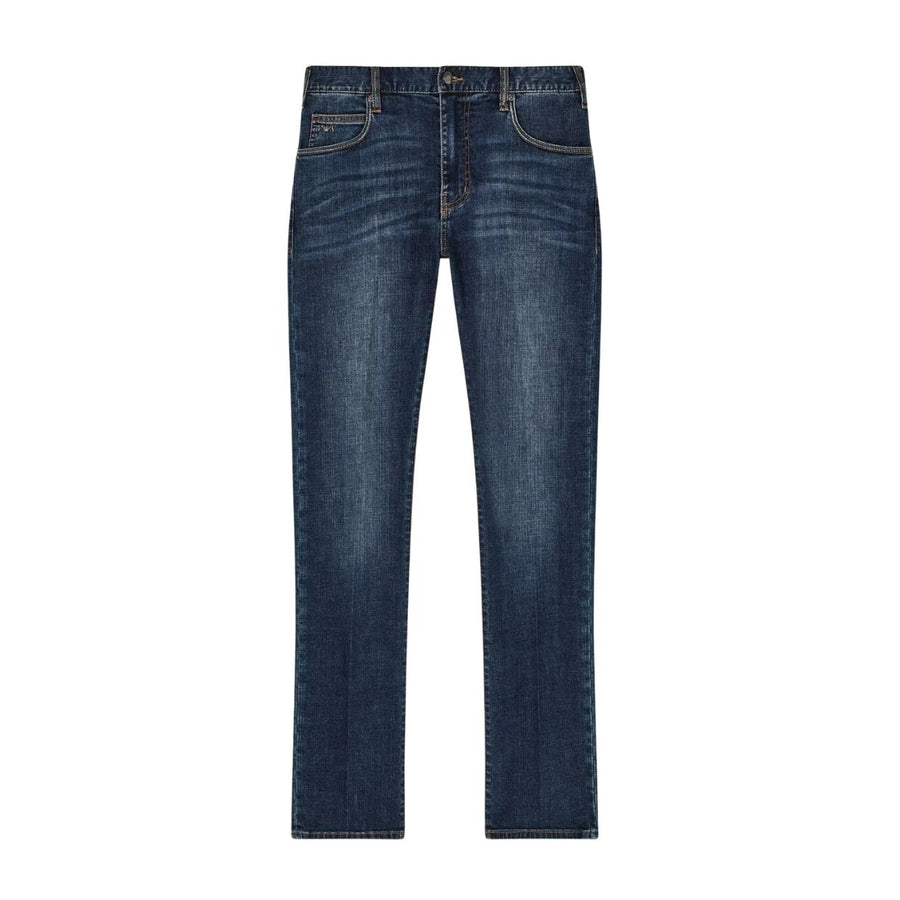 Emporio Armani J45 Regular Fit Blue Denim Jeans