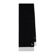 Paul Smith Zebra Black Lambwool Scarf