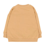 Moschino Baby Teddy Bear Patch Beige Sweatshirt