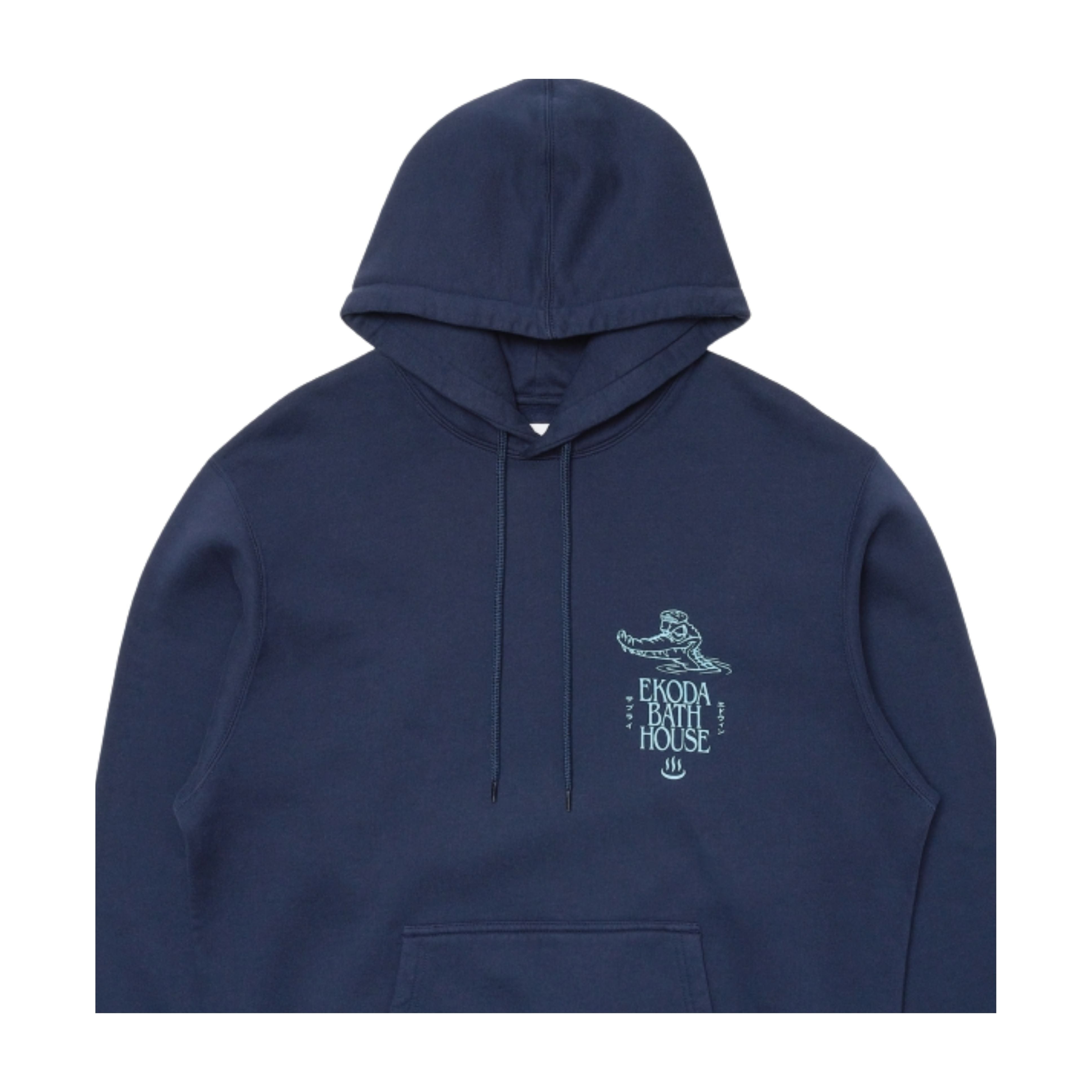 EDWIN Ekoda Bath House Navy Sweat Hoodie