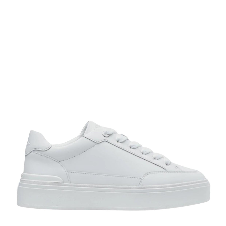 Mallet London Lansbury Triple White Trainers
