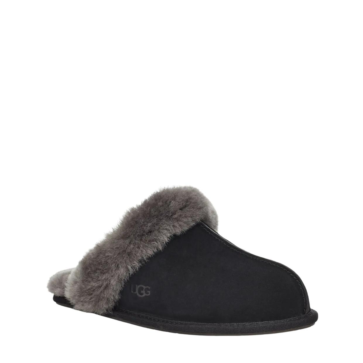 UGG Black/Grey Scuffette II Slipper