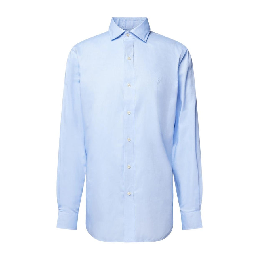 Polo Ralph Lauren Embroidery Logo Custom Fit Blue Shirt