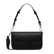 Valentino Bags Bianka Re Flap Black Crossbody Bag