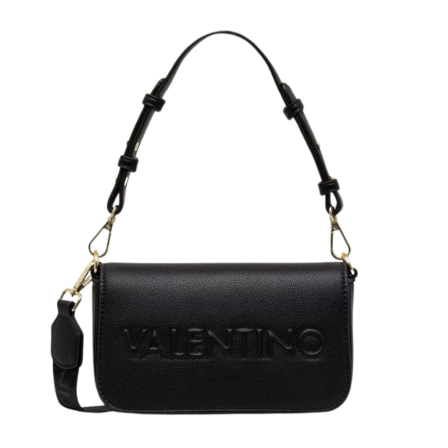 Valentino Bags Bianka Re Flap Black Crossbody Bag