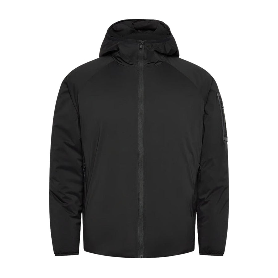 BOSS OW Lite Water-Repellent Black Hooded Jacket