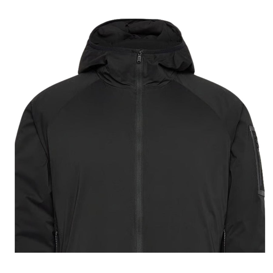 BOSS OW Lite Water-Repellent Black Hooded Jacket
