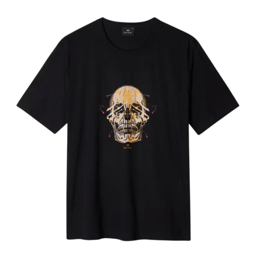 Paul Smith Printed Skull Black T-Shirt