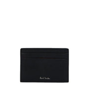 Paul Smith Zebra Logo Black Leather Card Holder
